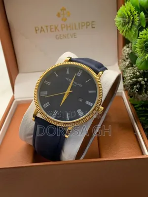 Patek Philippe Geneva Leather Watch for Men | Stylish Men’s Wristwatch