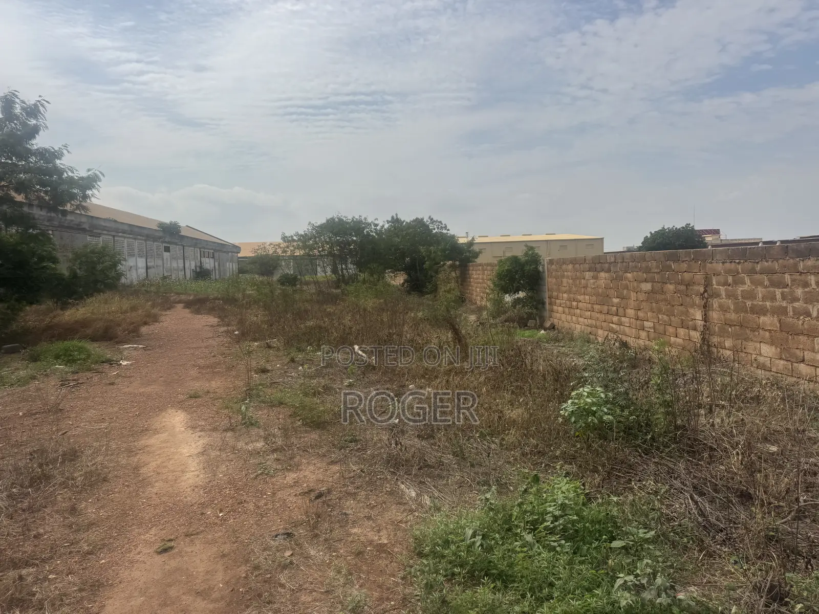 2 Acres of Land With a Warehouse for Sale at Spintex