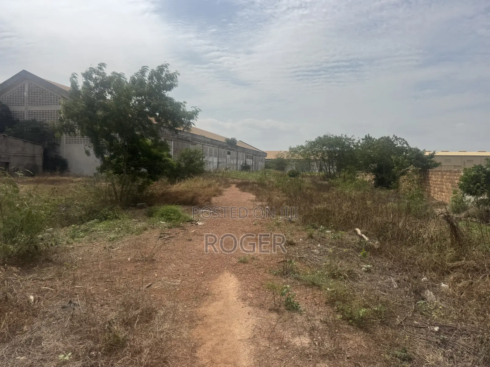 2 Acres of Land With a Warehouse for Sale at Spintex