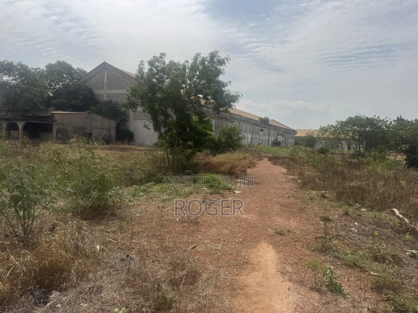 2 Acres of Land With a Warehouse for Sale at Spintex