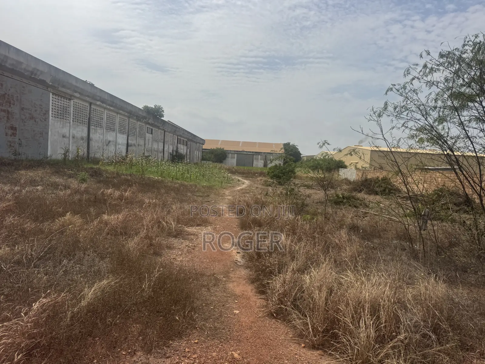 2 Acres of Land With a Warehouse for Sale at Spintex