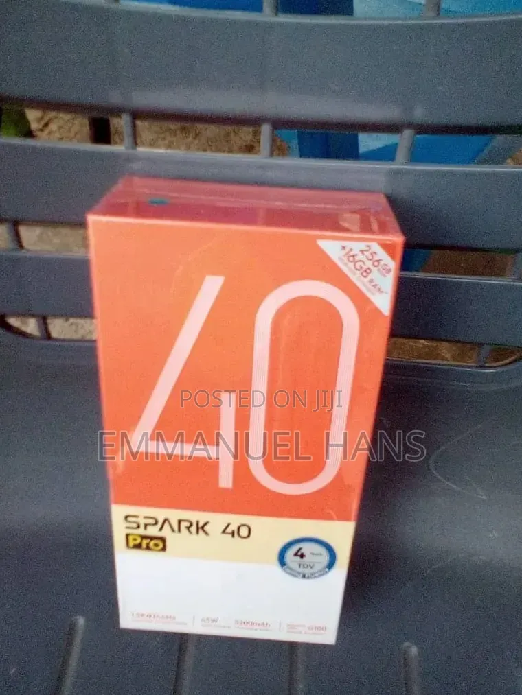 New Tecno Spark 40 Pro 256 GB Blue