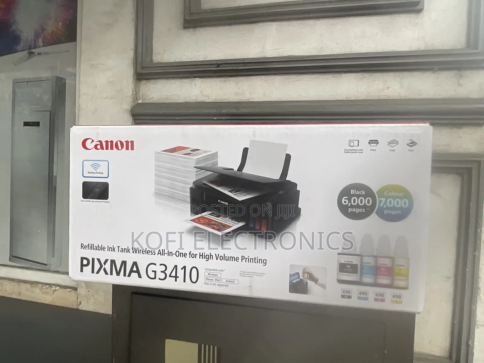 Low Cost of Printing Quality Canon PIXMA G3410 All in One Printer