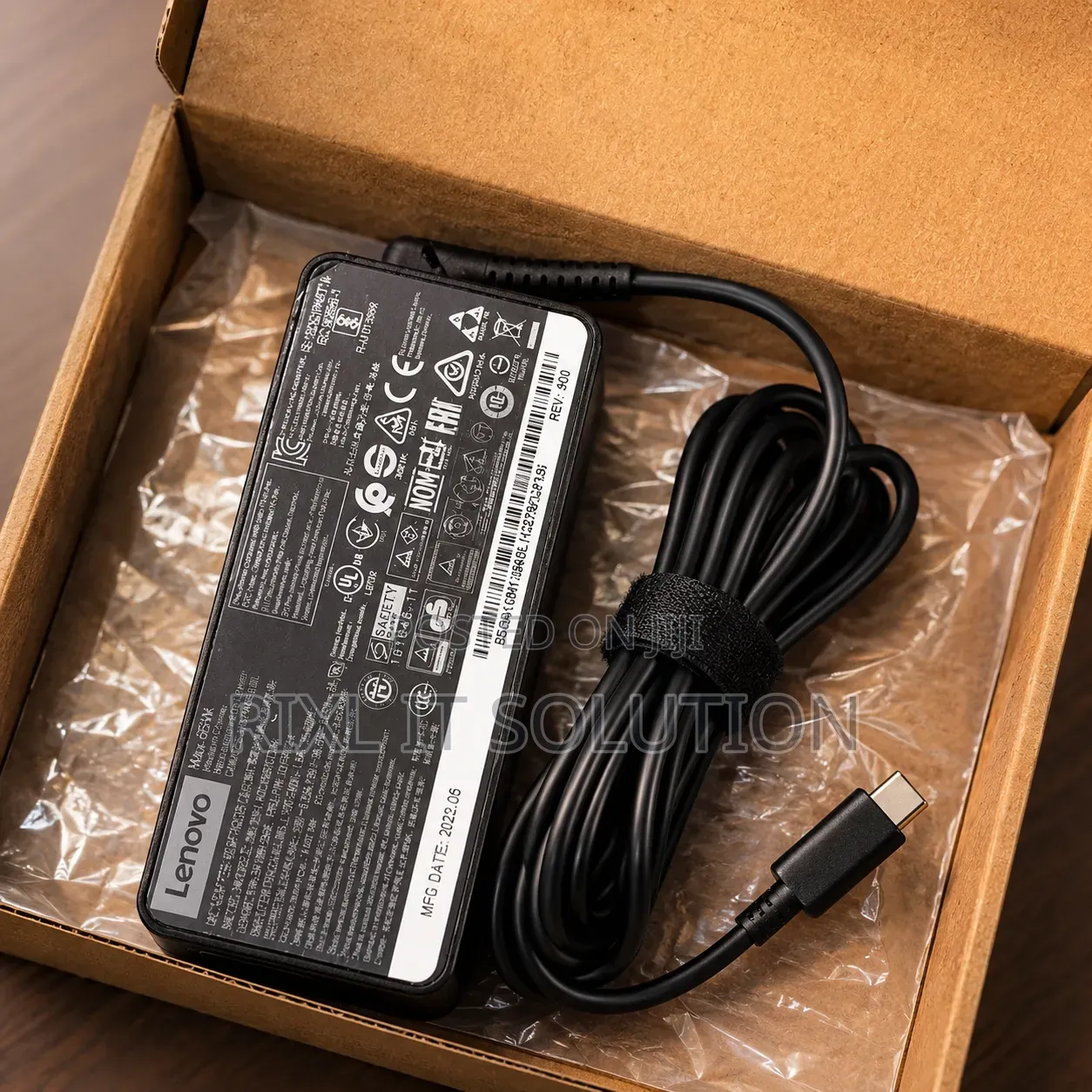 Lenovo 65W Type-C Original Fast Charger for X1 Carbon, Yoga More