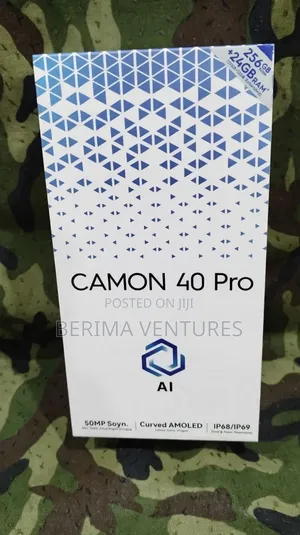 New Tecno Camon 40 Pro 4G 256 GB Black