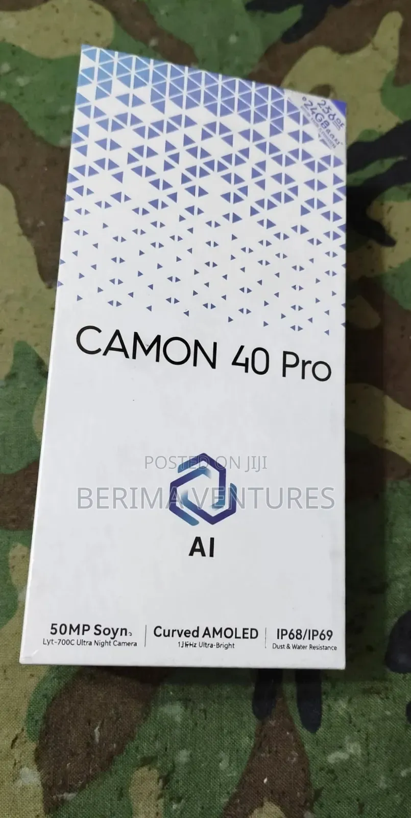 New Tecno Camon 40 Pro 4G 256 GB Black