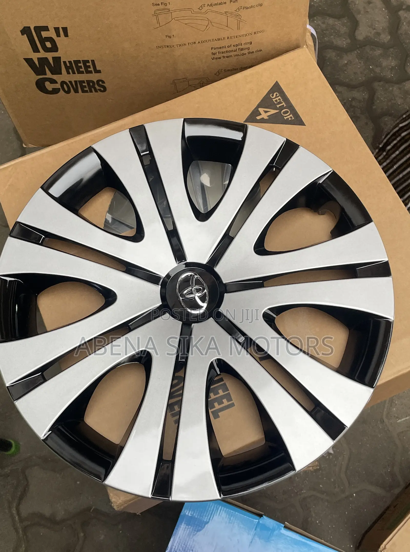 Wheel Cover Toyota Size 16 With Sticker