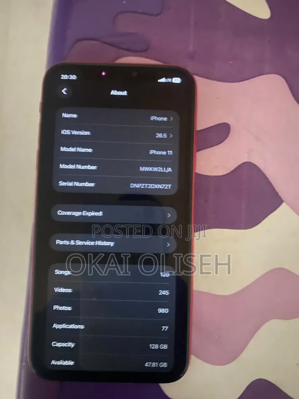 Apple iPhone 11 128 GB Red