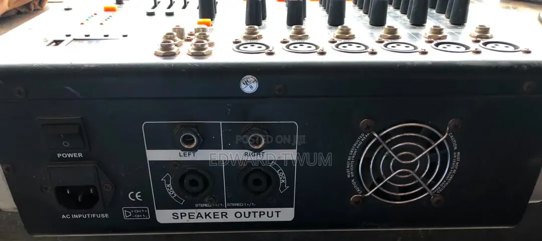 6 Channel Powered Mixer
