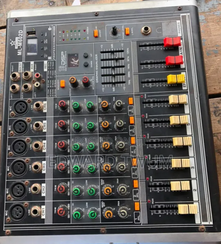6 Channel Powered Mixer