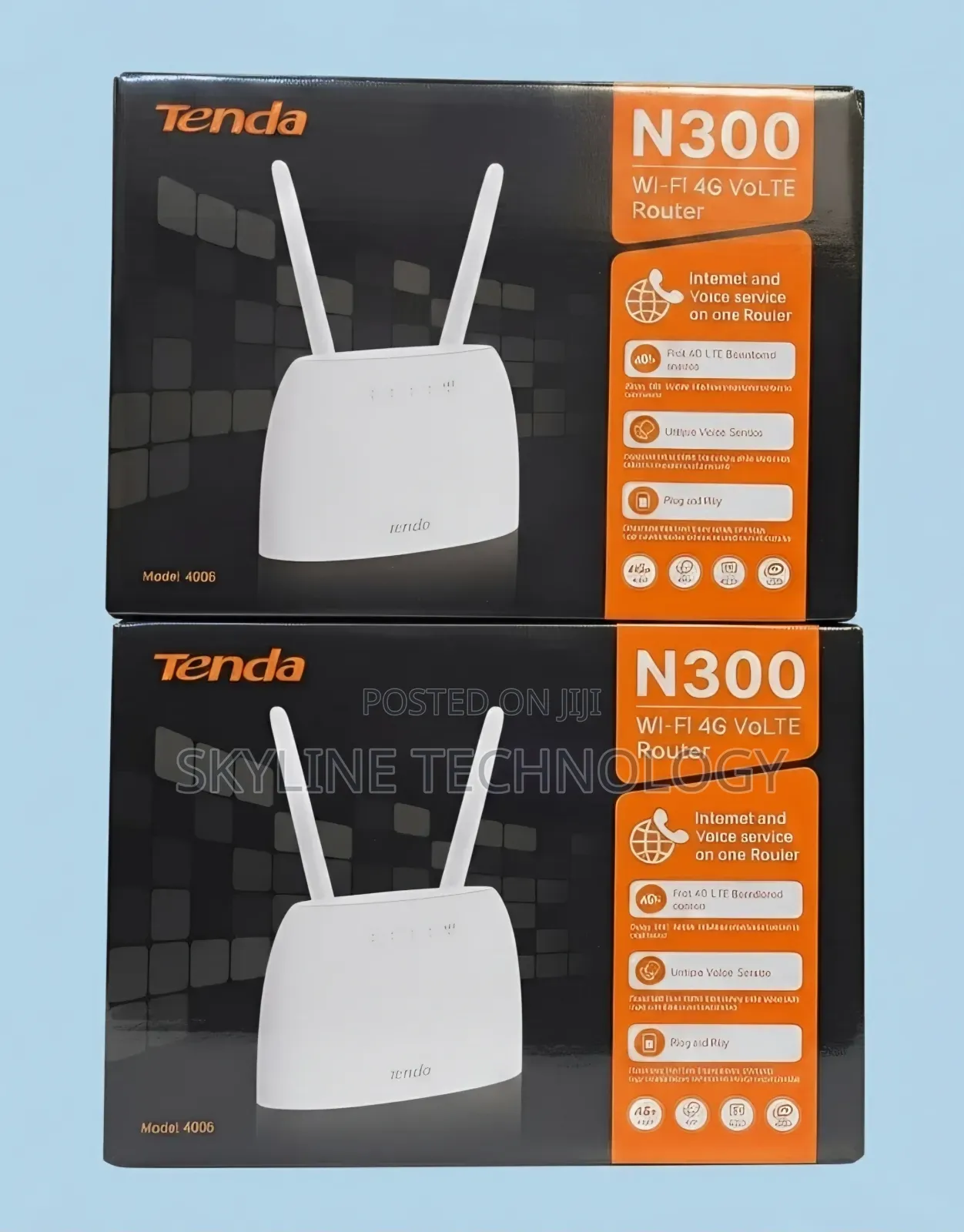 Tenda High Speed 4G LTE All Networks Router.