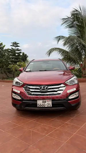 Hyundai Santa Fe 2014 Red