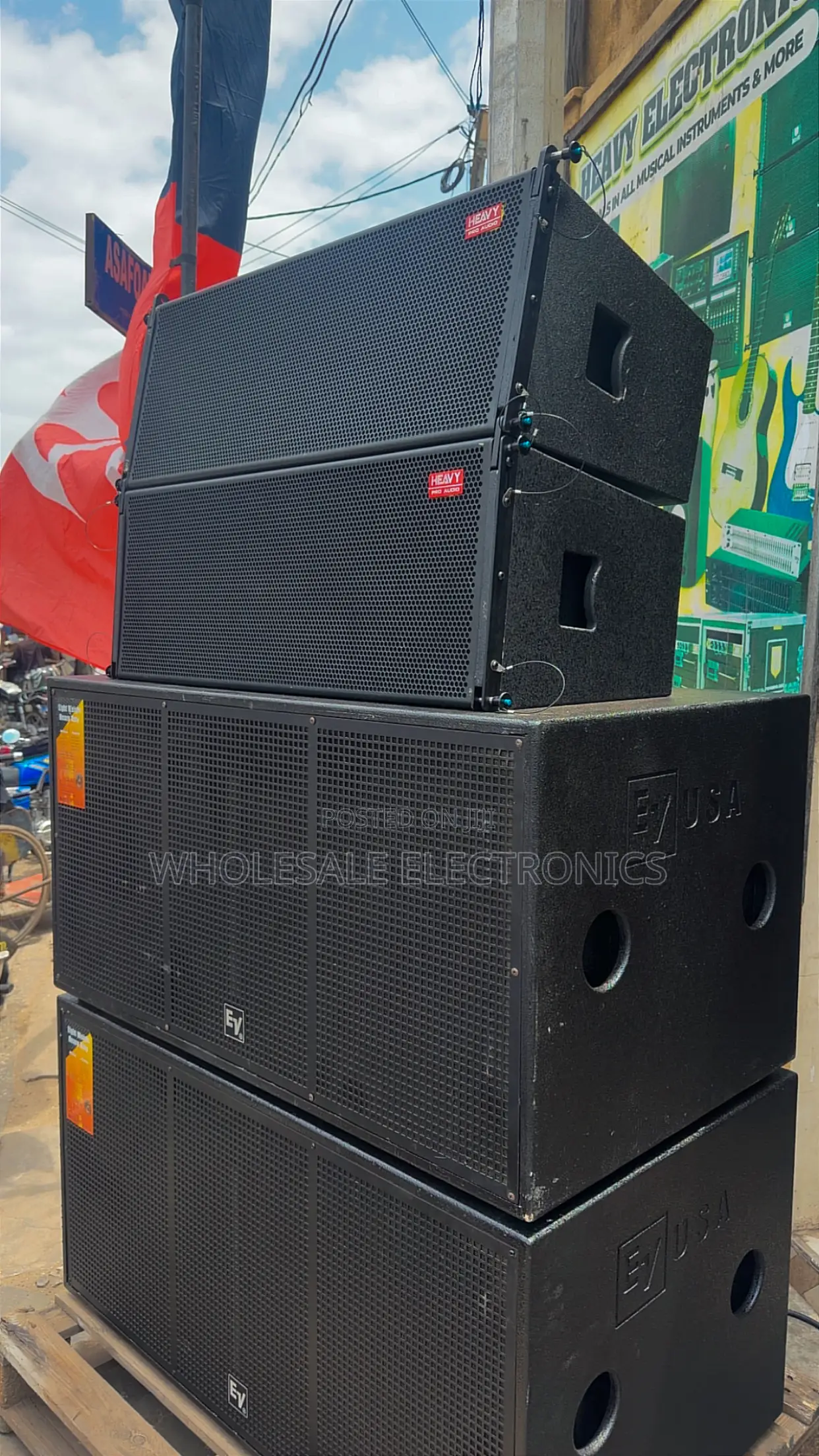 Heavy Line Array Ev Double Sub