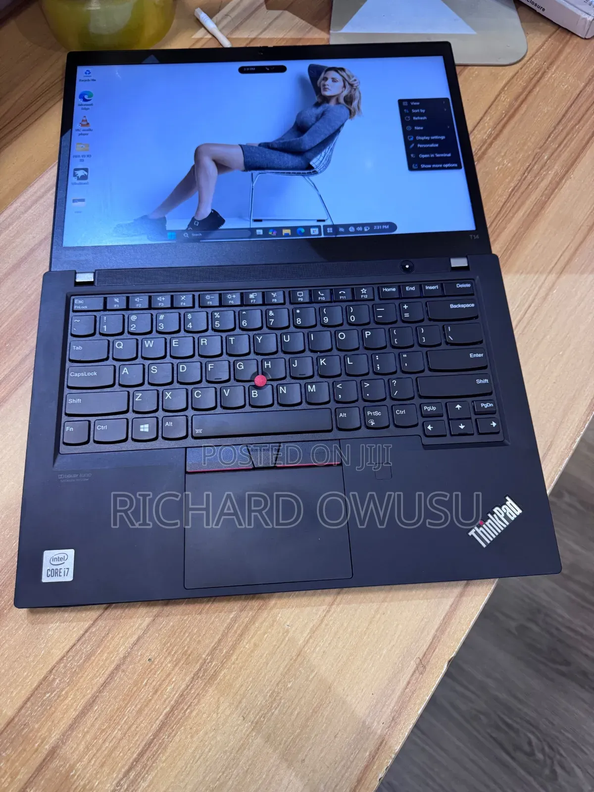 Laptop Lenovo ThinkPad T14 16GB Intel Core i7 SSD 512GB