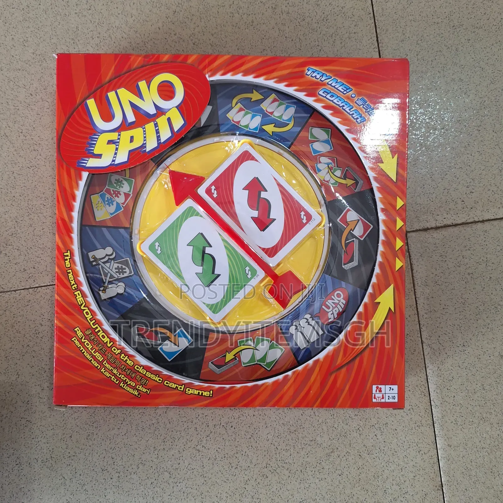 UNO Spin Card Game – Exciting Family Friends Board Game