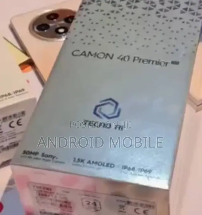 New Tecno Camon 40 Premier 5G 256 GB Gray