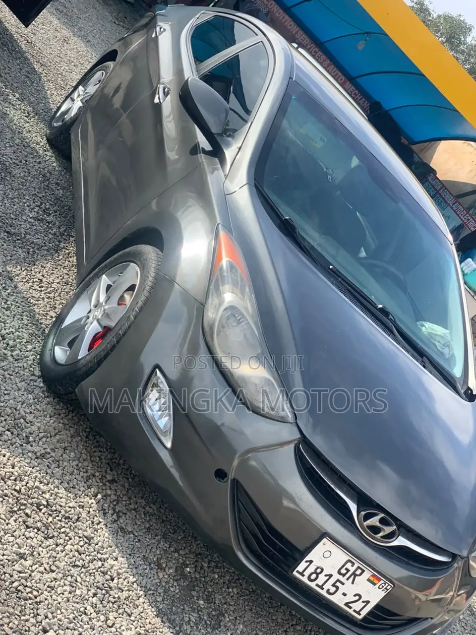 Hyundai Elantra GLS Sedan FWD (1.8L 4cyl 6M) 2013 Gray