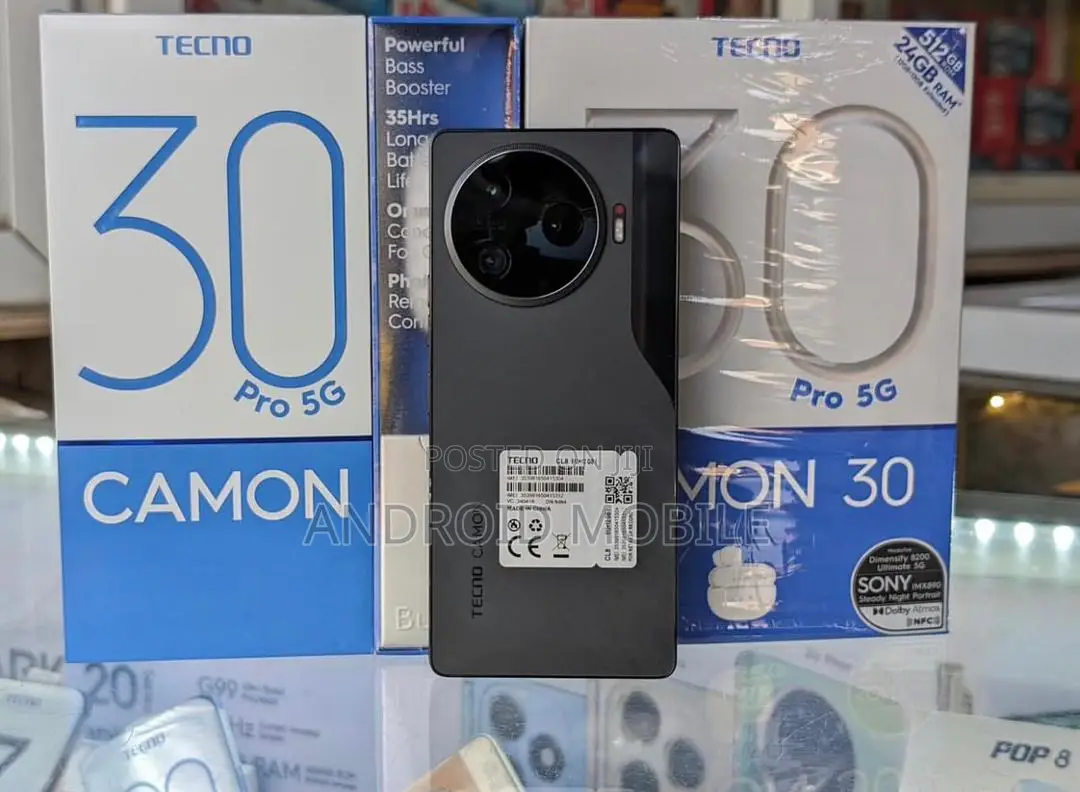 New Tecno Camon 30 Pro 5G 512 GB Black