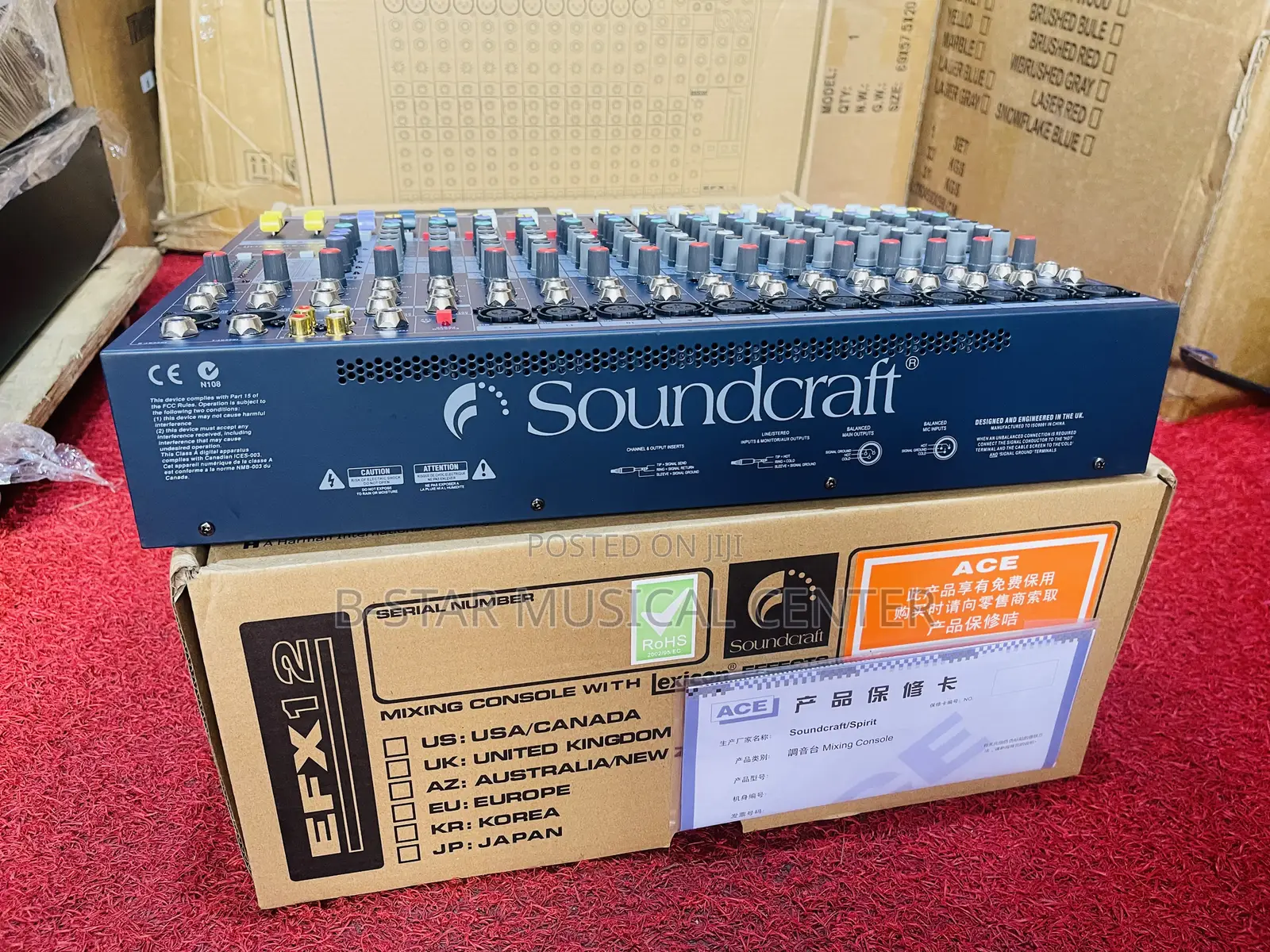 EFX12 Soundcraft Mixing Console