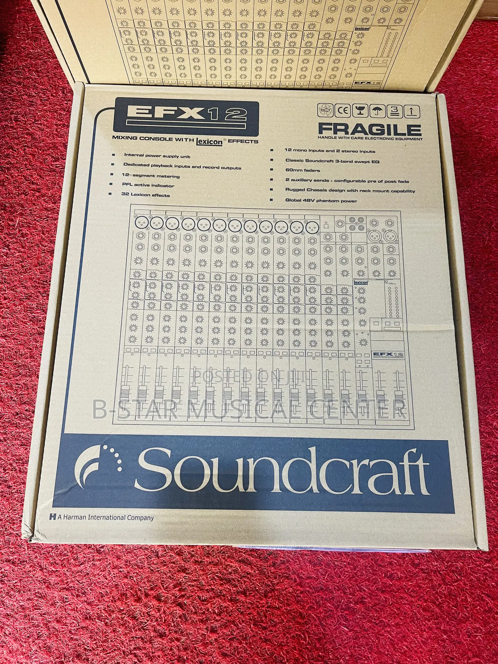EFX12 Soundcraft Mixing Console
