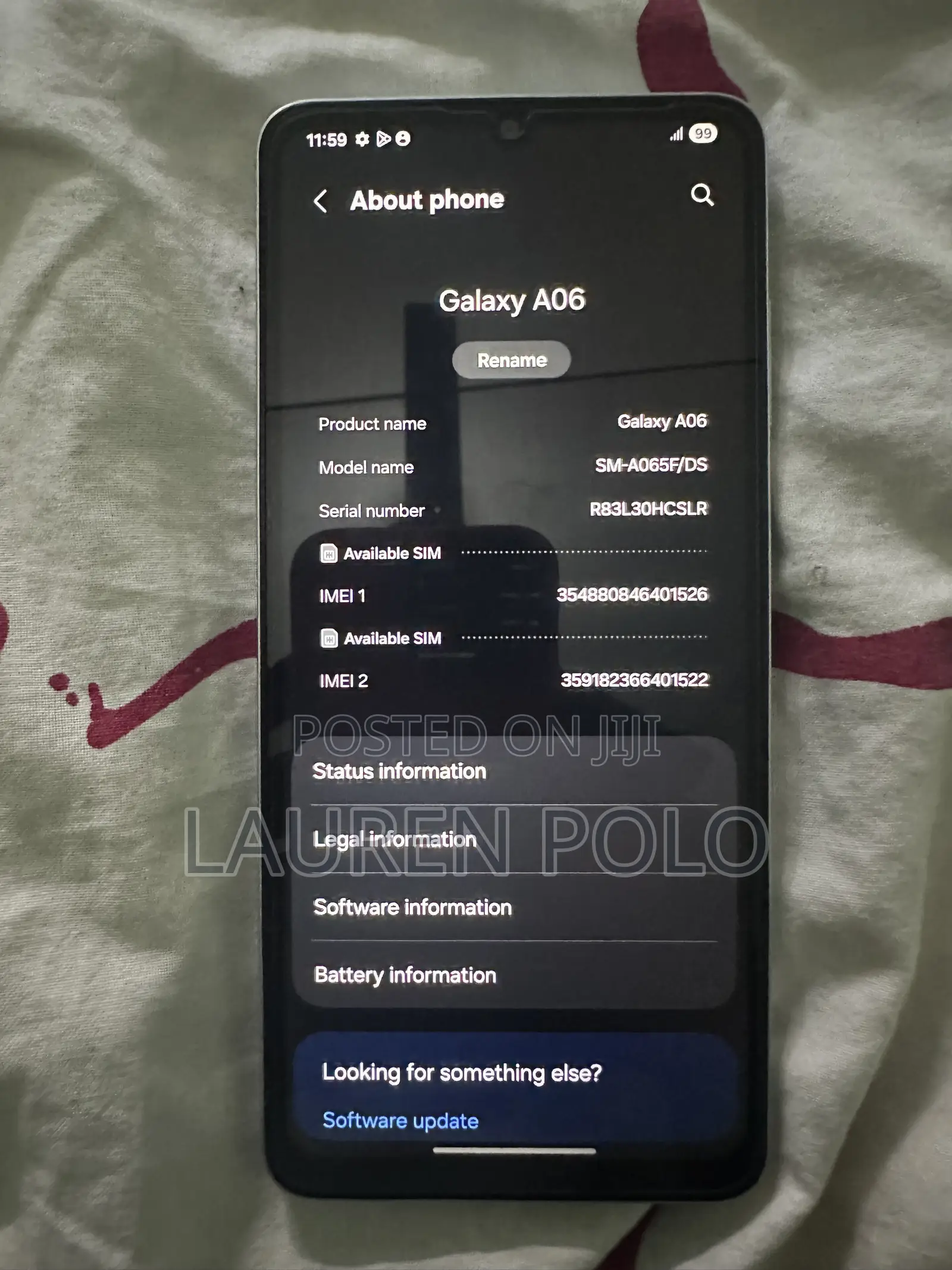 Samsung Galaxy A06 64 GB White