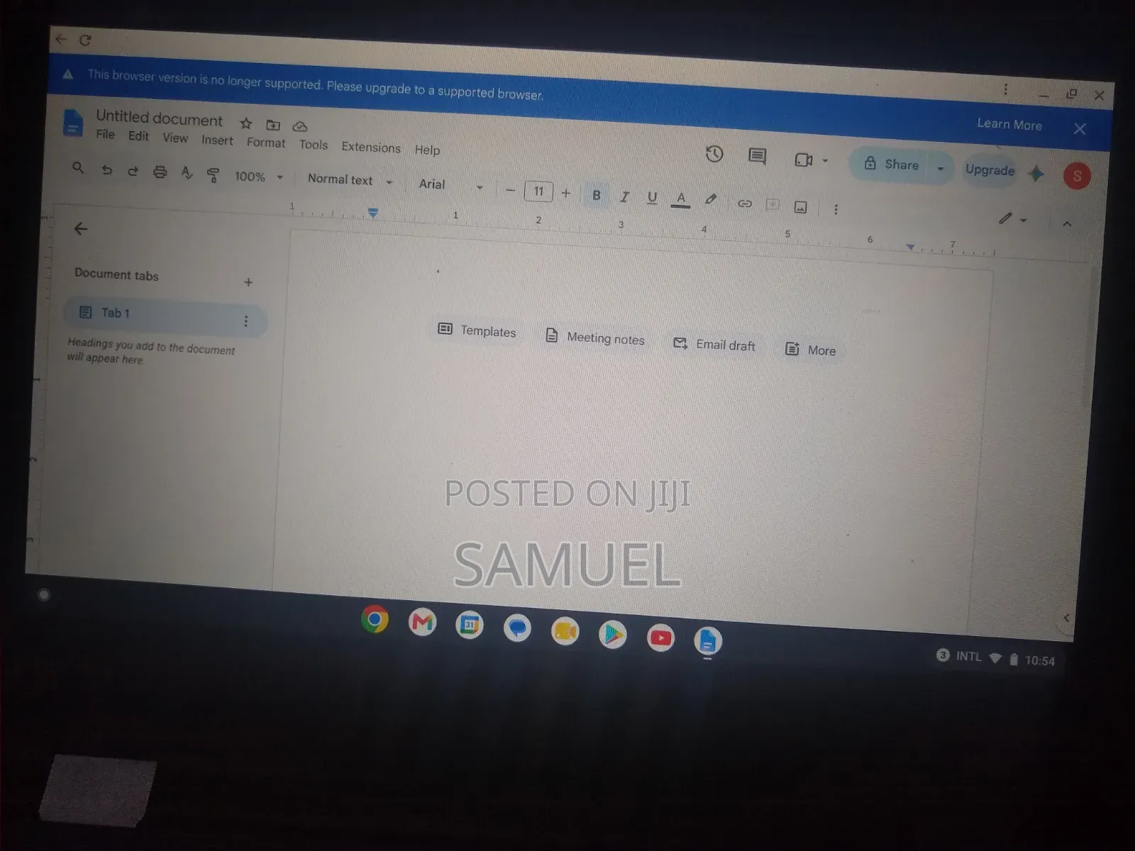 Laptop Google 4GB Intel Celeron SSD 32GB