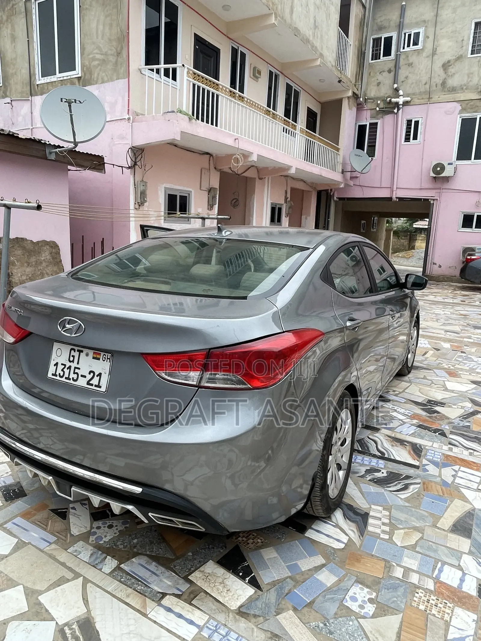 Hyundai Elantra GLS Automatic 2012 Gray