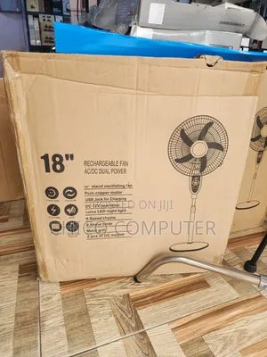 Solar and Rechargeable Fan 18inchs