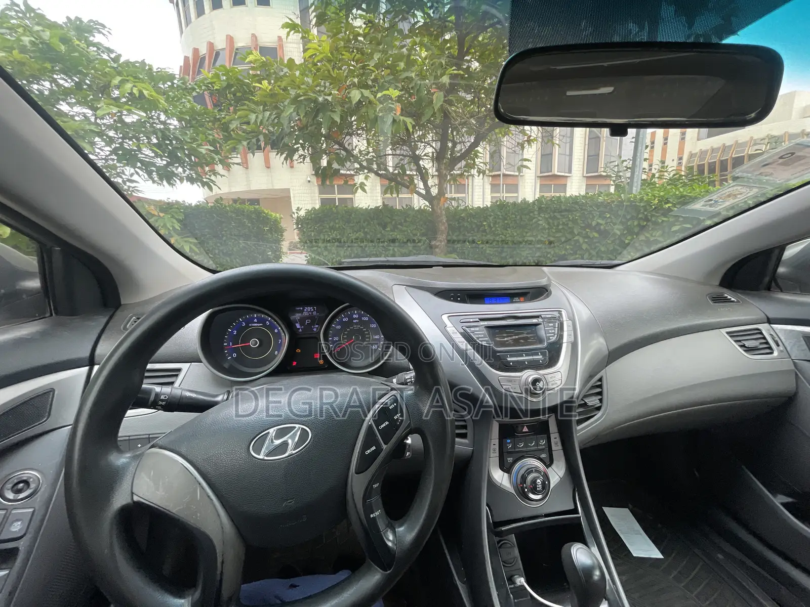 Hyundai Elantra GLS Automatic 2012 Gray