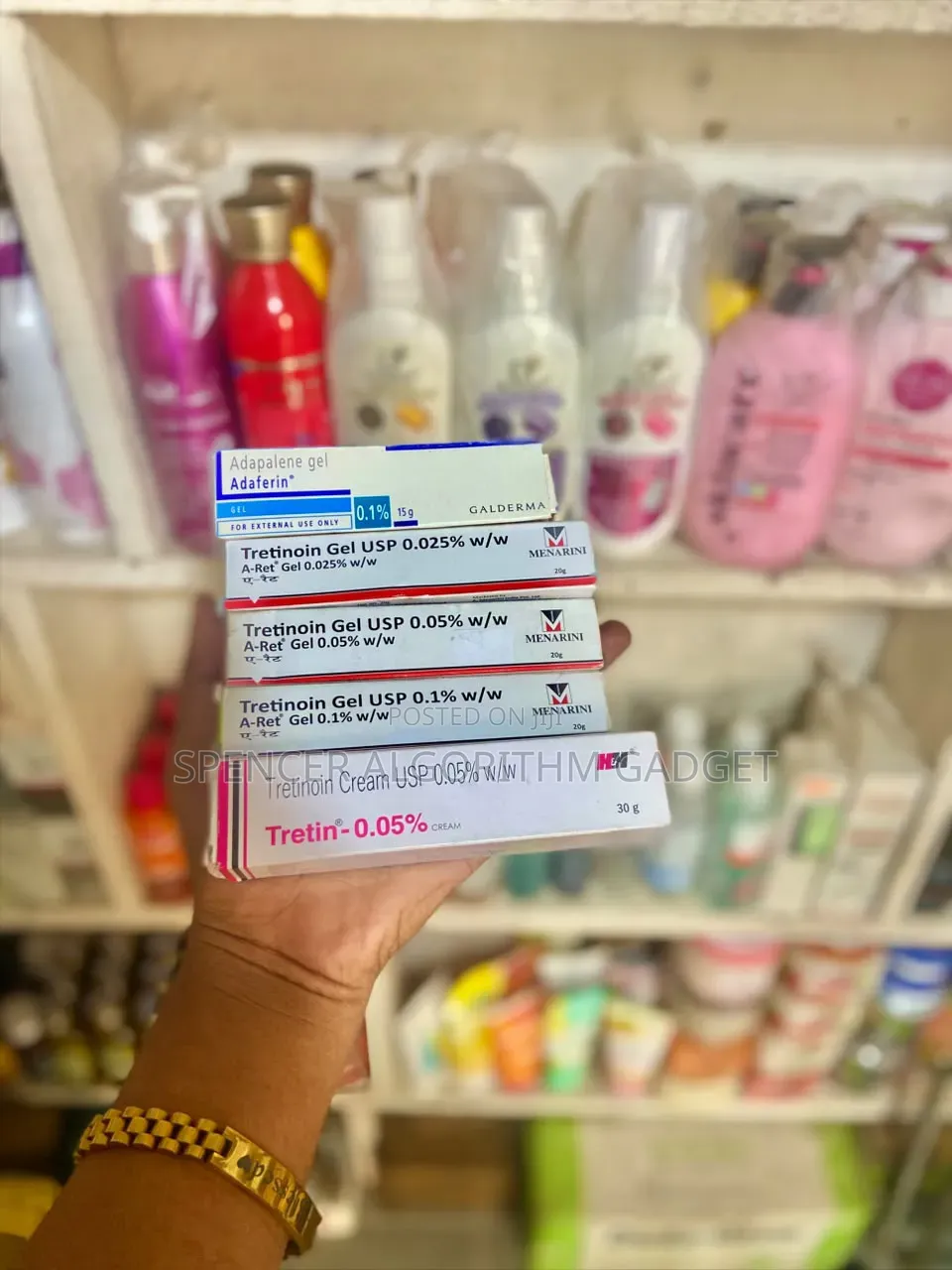 Tretinion Gel and Cream/Adepalin Gel-(Tap on the Pic. For Prices)