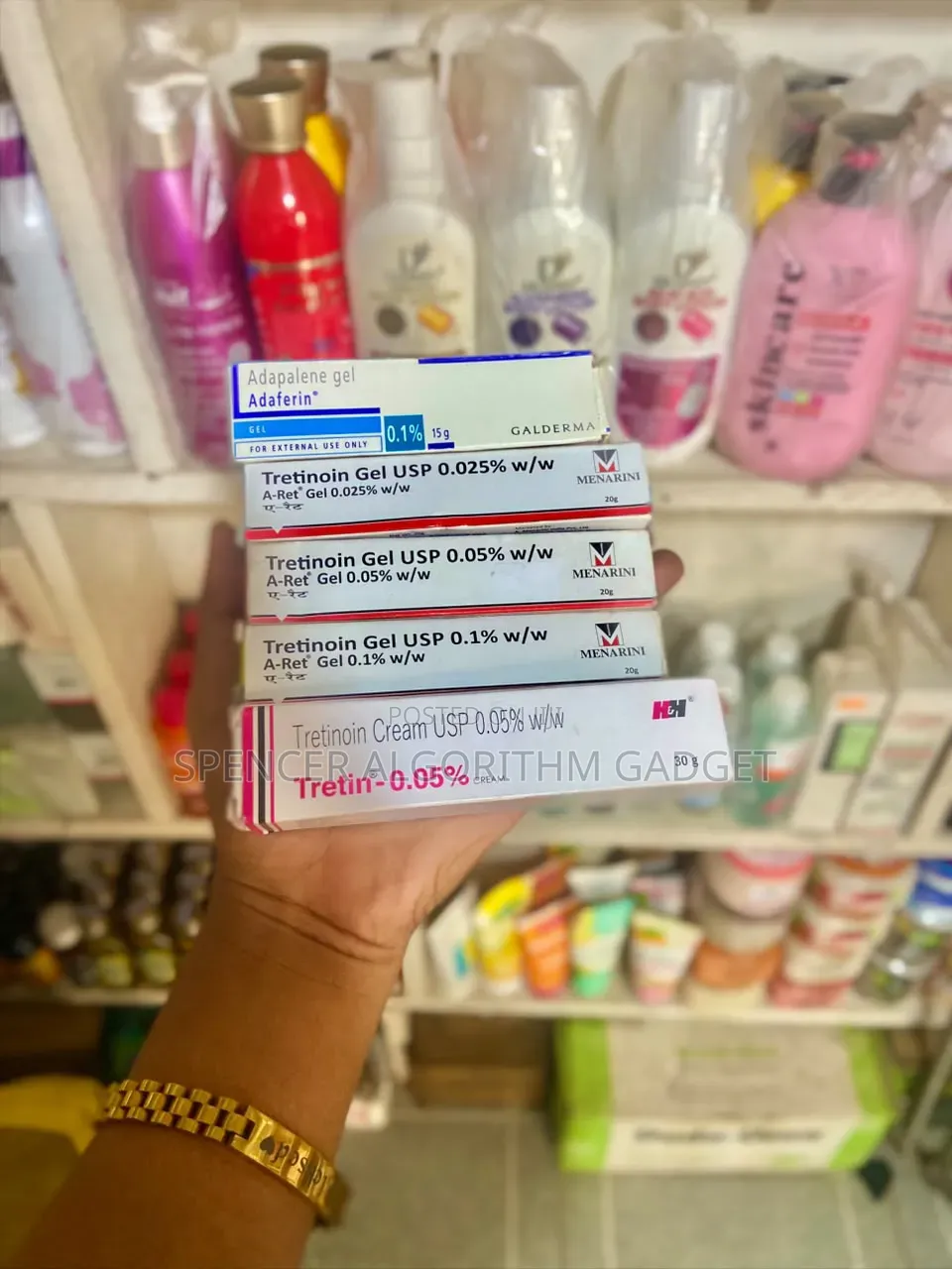 Tretinion Gel and Cream/Adepalin Gel-(Tap on the Pic. For Prices)