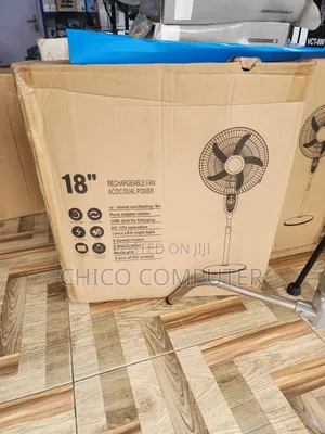Solar and Rechargeable Fan 18inchs