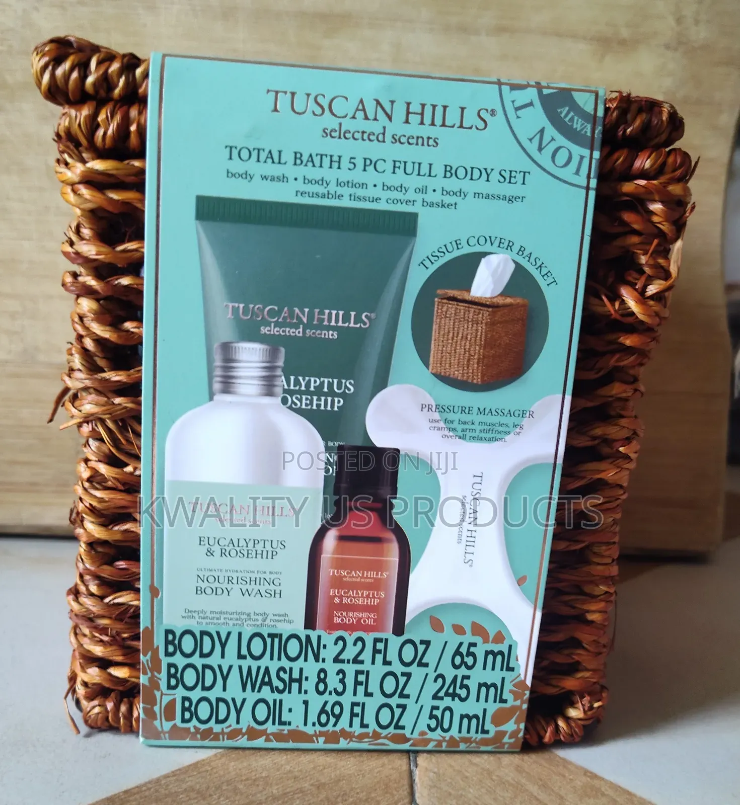 Tuscan Hills Total Bath Full Body Set - 5 Pack