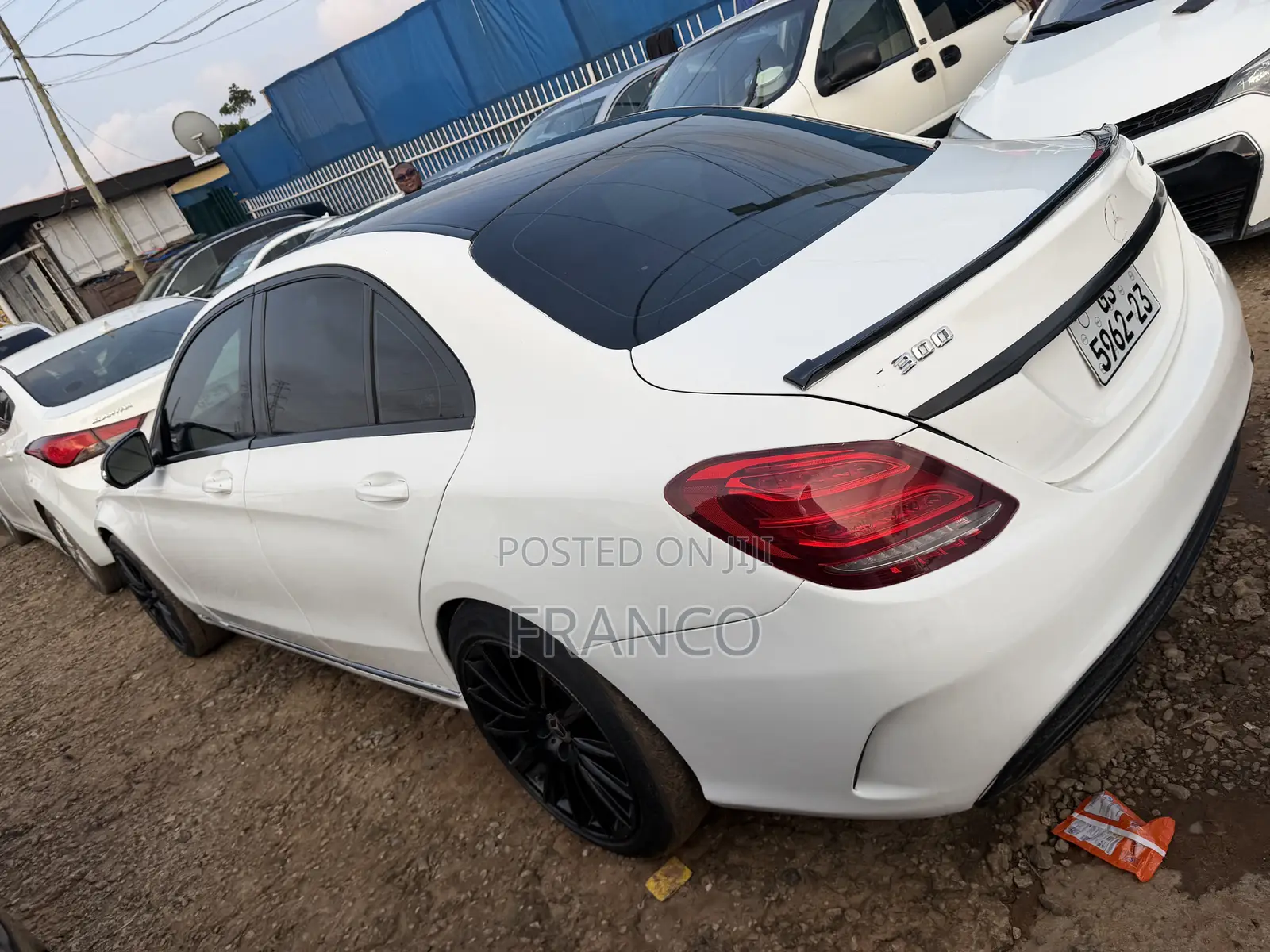 Mercedes-Benz C300 Sport 4Matic Sedan AWD (2.0L 4cyll 7A) 2016 White
