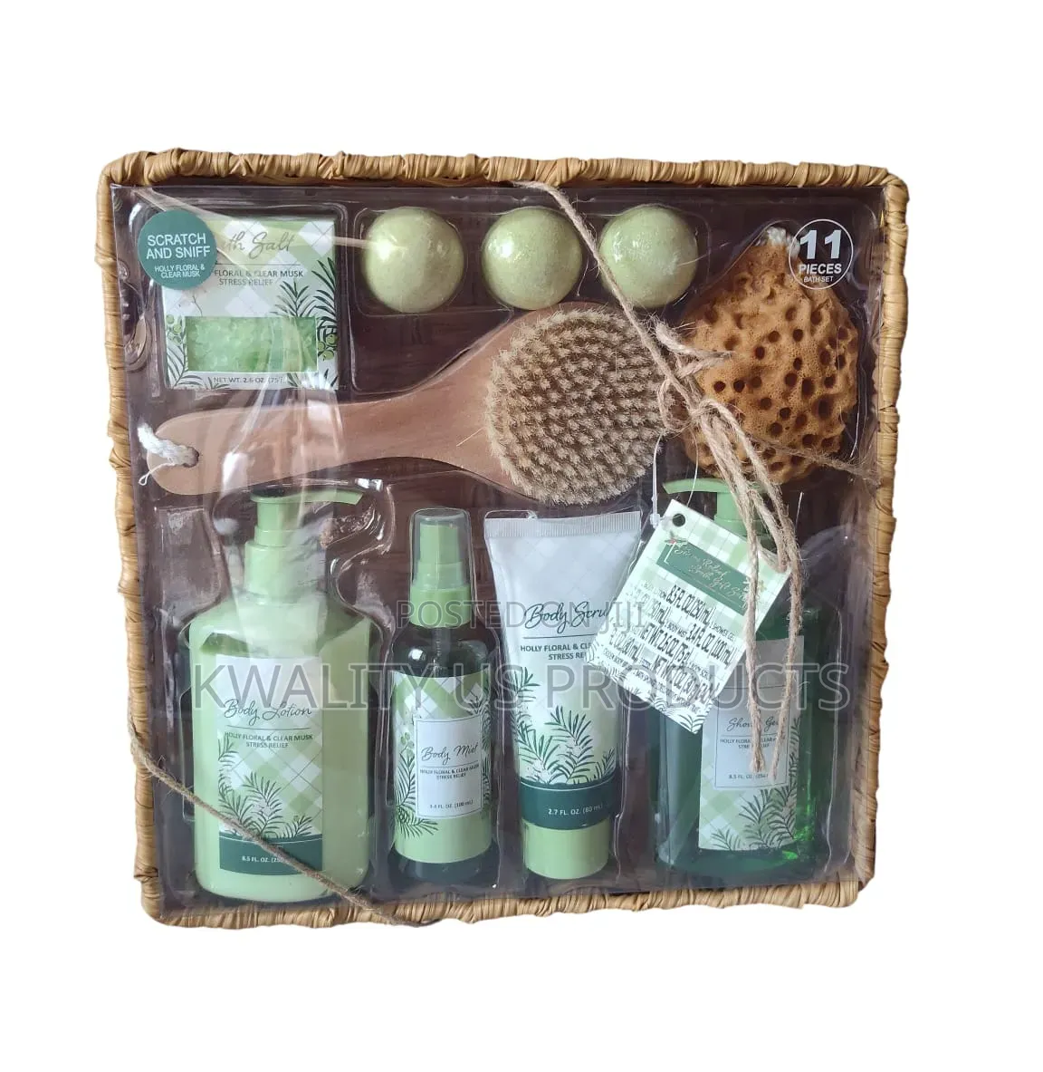 Stress Relief Bath Gift Set - 11 Pack