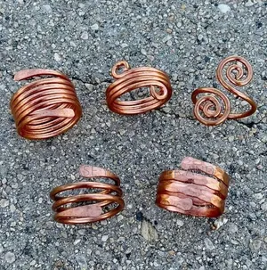 Copper Toe Rings and Bracelets