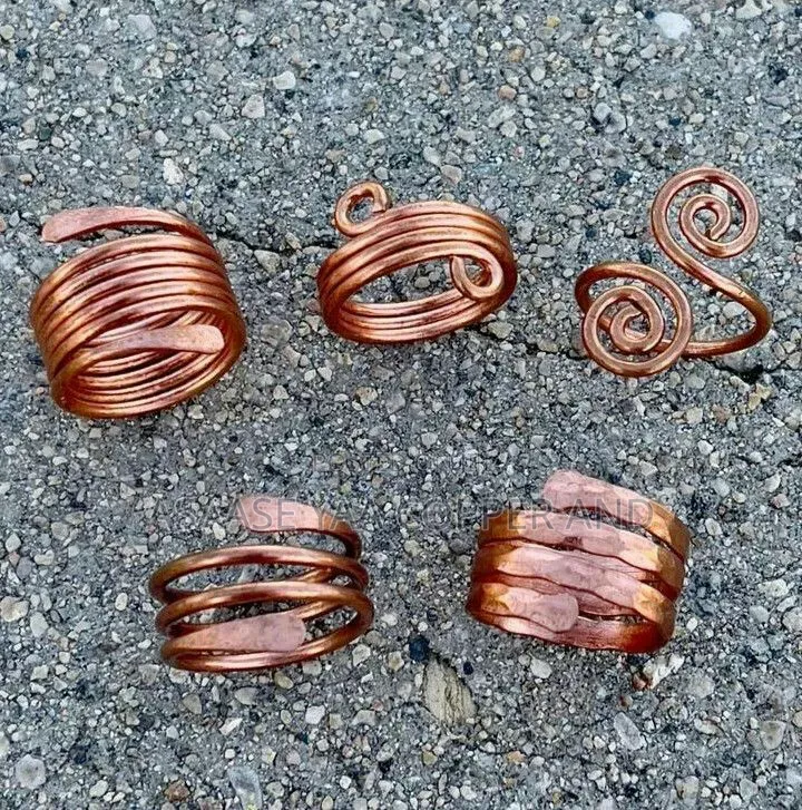 Copper Toe Rings and Bracelets