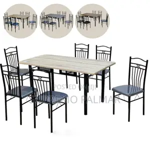 Modern Metal Dining Chairs With Cushioned Seats –Kitchen Dining Room