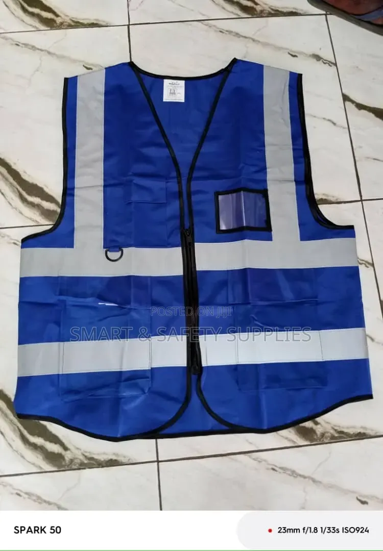 Blue Safety Vests (Reflective)