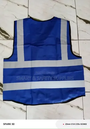 Blue Safety Vests (Reflective)