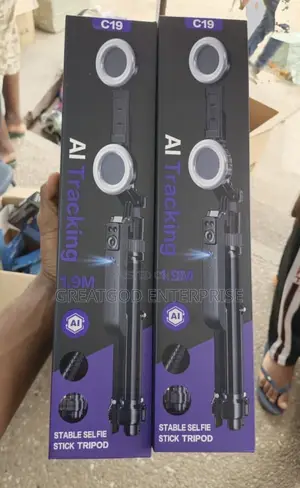 C19 AI Tracking Stable Selfie Stick Tripod