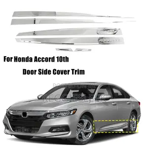 Stainless Chrome Door Body Side Lower Trim for Honda Accord