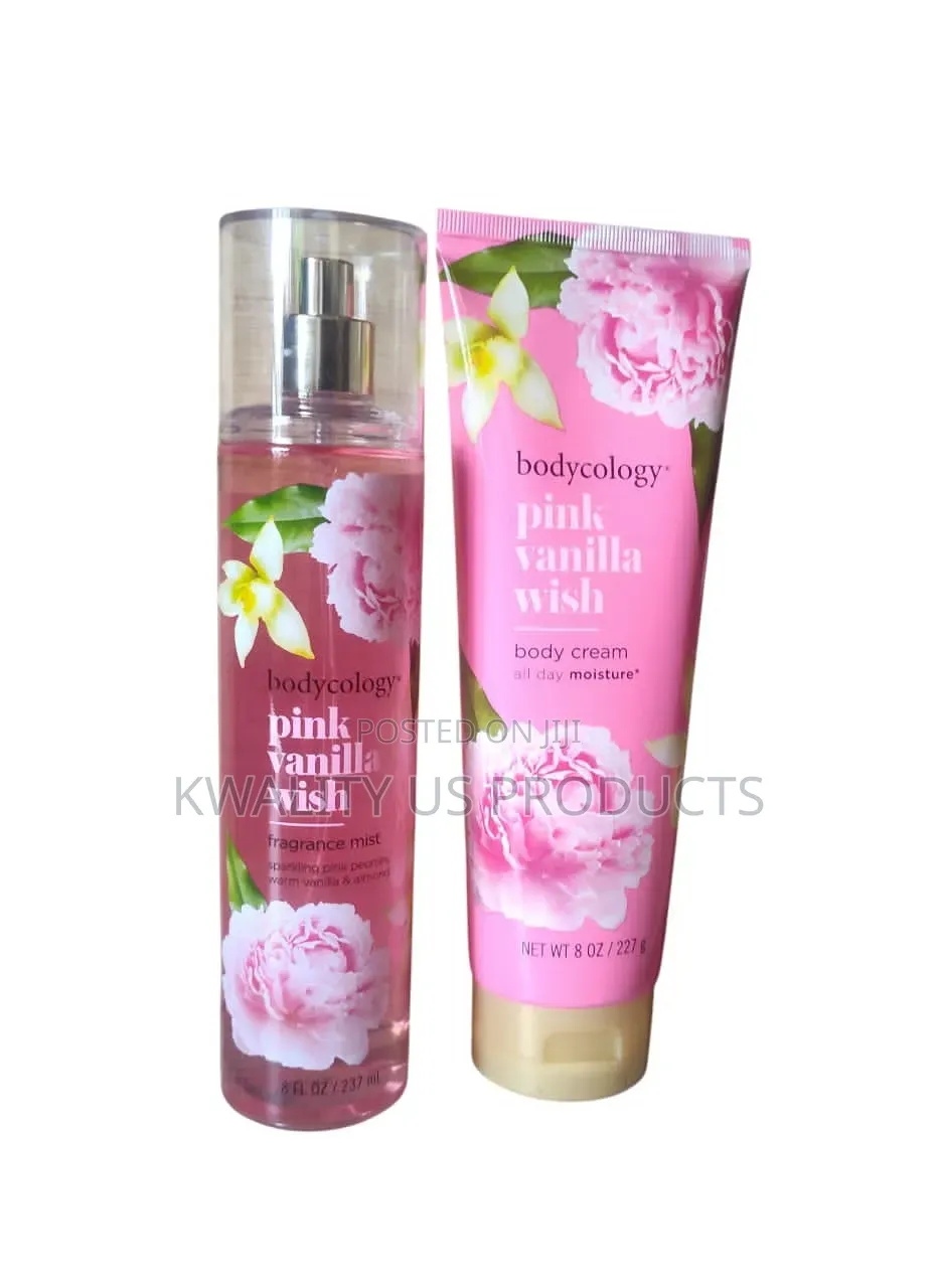 Bodycology Body Cream and Fragrance Set - Pink Vanilla Wish