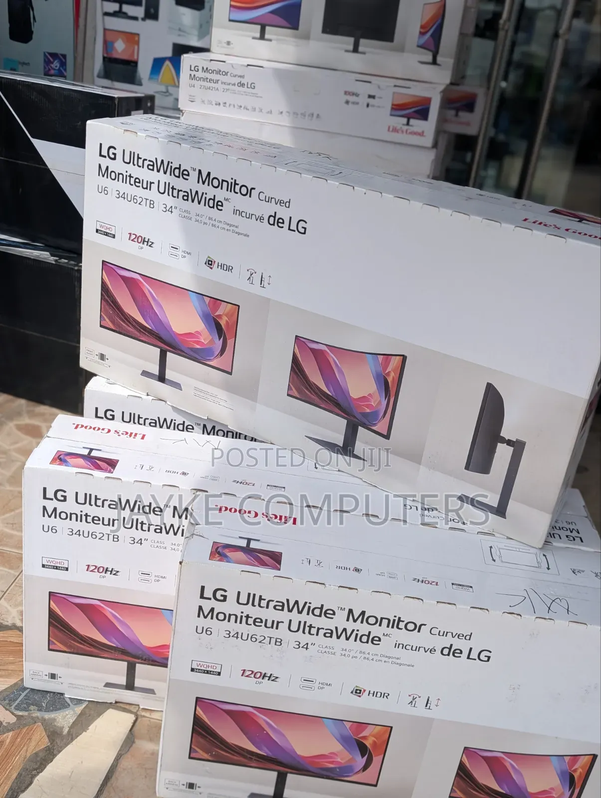 LG 34′′Inch UltraWideTM WQHD HDR 10 120Hz Curved Gaming Monitor