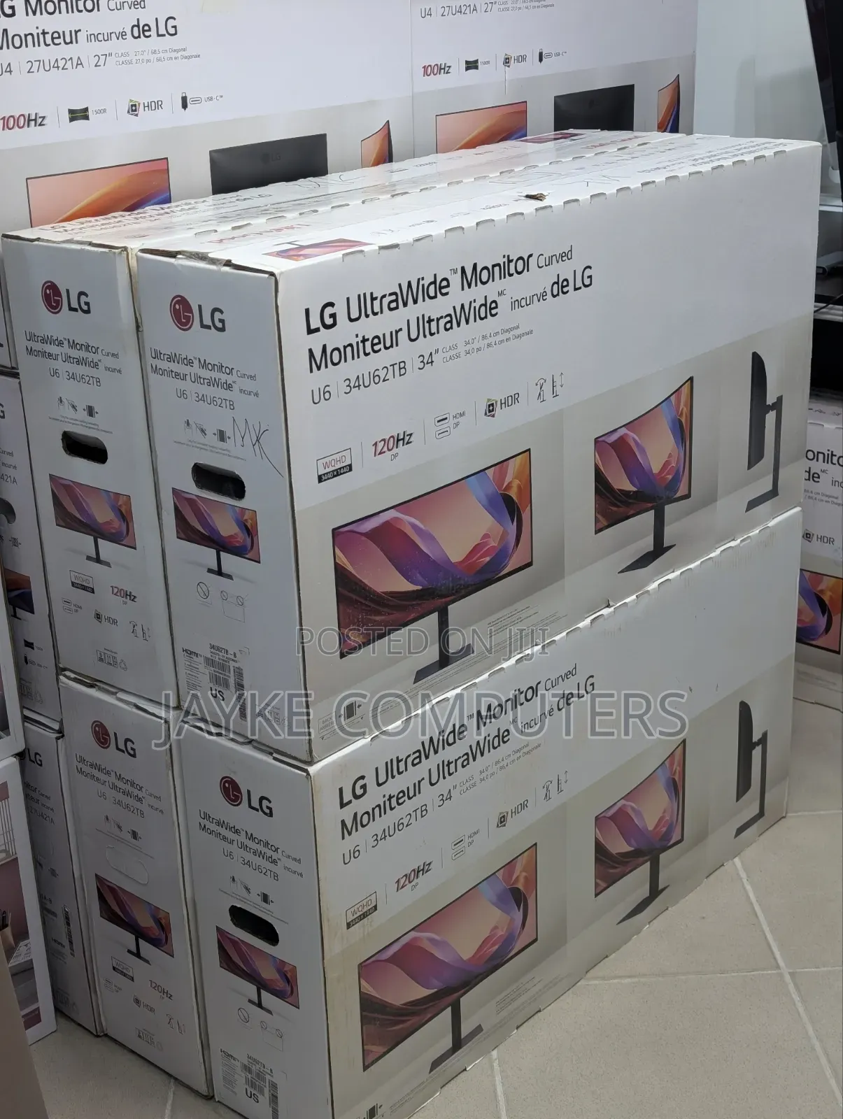 LG 34′′Inch UltraWideTM WQHD HDR 10 120Hz Curved Gaming Monitor