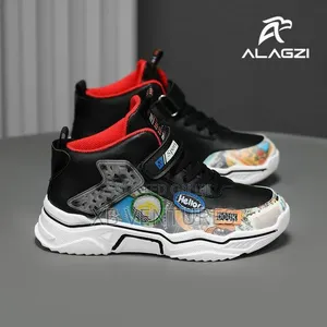 Children's Fashion Velcro Design Non-Slip Casual Shoes