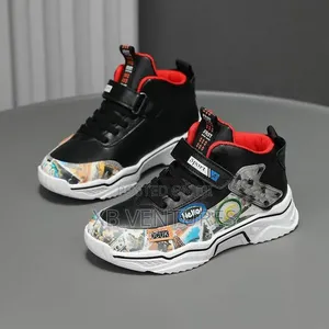 Children's Fashion Velcro Design Non-Slip Casual Shoes