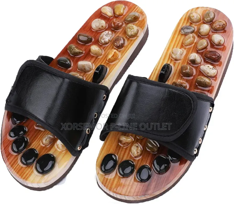 Foot Massager With Jade Stone,Foot Pressure Point Reflexology Slipper