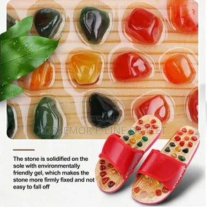 Foot Massager With Jade Stone,Foot Pressure Point Reflexology Slipper