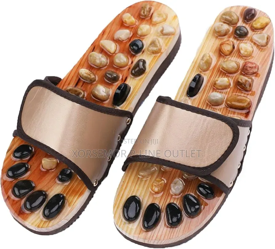 Foot Massager With Jade Stone,Foot Pressure Point Reflexology Slipper